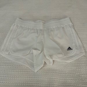NWOT white youth adidas soccer shorts